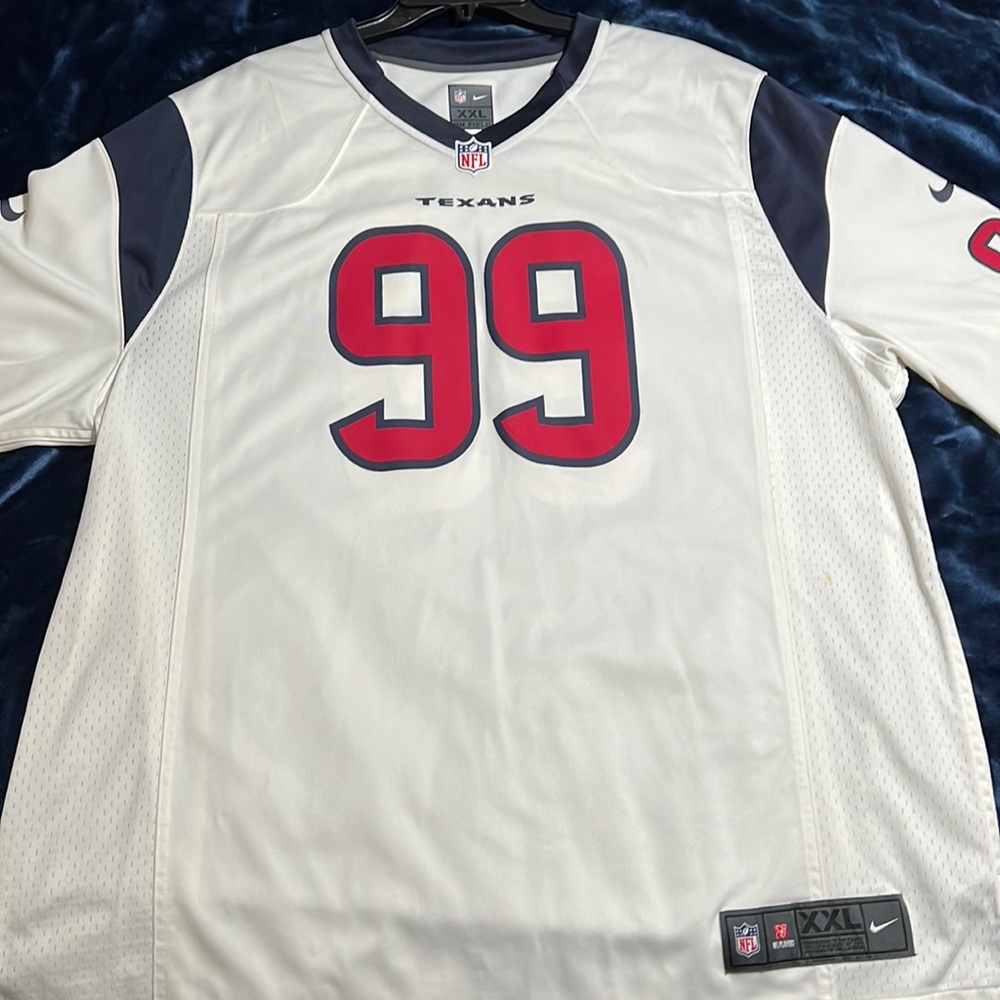XXL NFL Texans, JJ white jersey